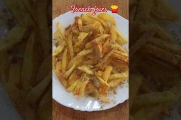 How to make crispy french fries #french fries recipe at home #shorts #shortsfeed #viral #yt reel2024