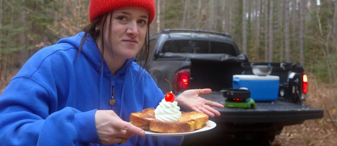 Making Gourmet French Toast In The Bed of My Truck Making Gourmet French Toast In The Bed of My Truck