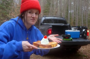 Making Gourmet French Toast In The Bed of My Truck