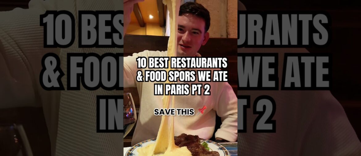 The 10 BEST Restaurants & food gems in Paris we ate at! The 10 BEST Restaurants & food gems in Paris we ate at!