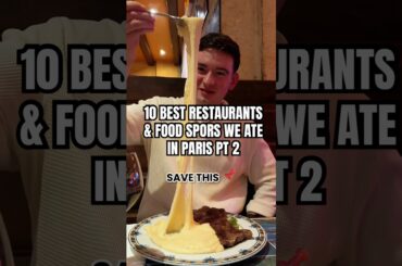 The 10 BEST Restaurants & food gems in Paris we ate at!