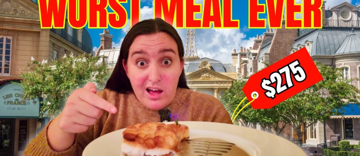 MONSIEUR PAUL: WORST RESTAURANT AT DISNEY WORLD COSTS $275