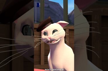 Dinner With French Cat [SFM] #shorts