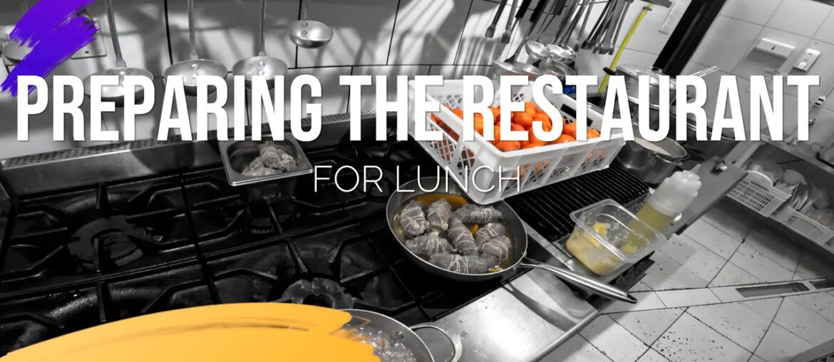 POV CHEF PREPARING THE RESTAURANT FOR ANOTHER WORK DAY