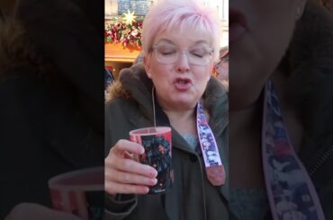 Trying mulled wine in Strasbourg, France #tastetest #christmasmarkets #France