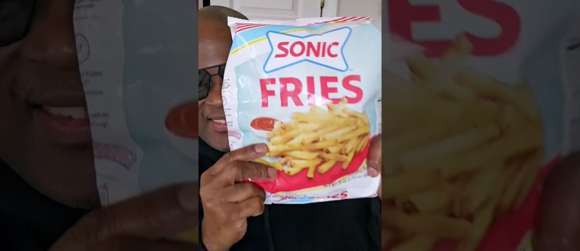 New Sonic Fries Frozen Review in my Cosori TurboBlaze Air Fryer Frozen Bag French Fries
