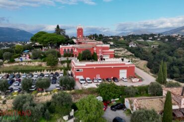 COTE D'AZUR | CREMAT CASTLE | FRANCE | DJI MAVIC AIR 3 CINE DRONE FOOTAGE