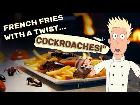 French Fries with Cockroaches: A Crunchy Gourmet Adventure! "French Fries with Cockroaches: A Crunchy Gourmet Adventure!"