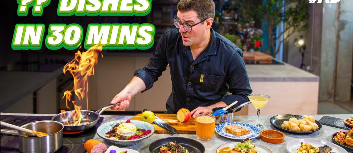 How Many Apple Dishes Can a Chef Make in Just 30 Minutes?!