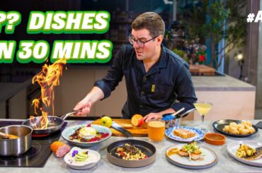 How Many Apple Dishes Can a Chef Make in Just 30 Minutes?!