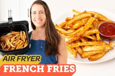 Crispy Air Fryer French Fries from Scratch | Cooking with Cosori