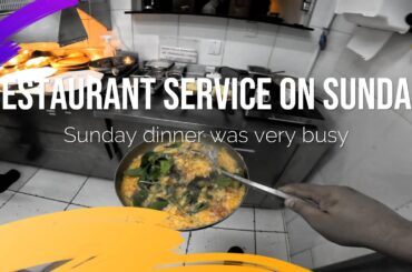 POV SERVICE RUN AT THE RESTAURANT THIS SUNDAY