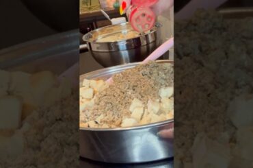 Recipe making holiday stuffing / dressing #cooking #shorts #recipe