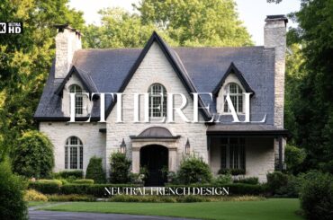 Neutral Home Decor Meets French Architecture Homes | Luxury Sofa Set Design Ideas