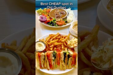 CHEAP Old Quebec Restaurant for Breakfast or Lunch - L'Antiquaire Buffet