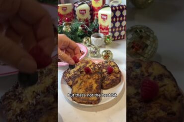 (Ad) Gluten Free Panettone French Toast with @Schaerglutenfree - recipe in comments! #glutenfree