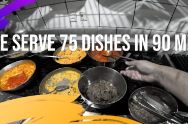 POV The fastest service ever 75 dishes in 90 minutes