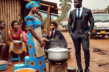 A handsome   billionaire   that  fall in love with  a poor  roadside cook