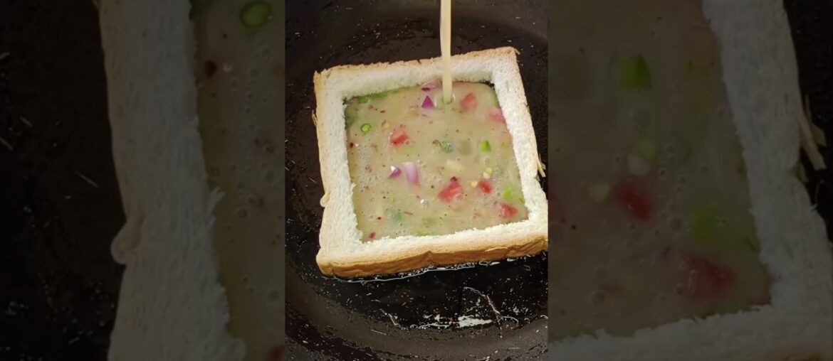 Unique Bread Omelette Toast Recipe | Breakfast Recipe #youtubeshorts #toast #foryou