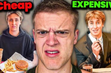 Cheap Vs. Expensive Dining.