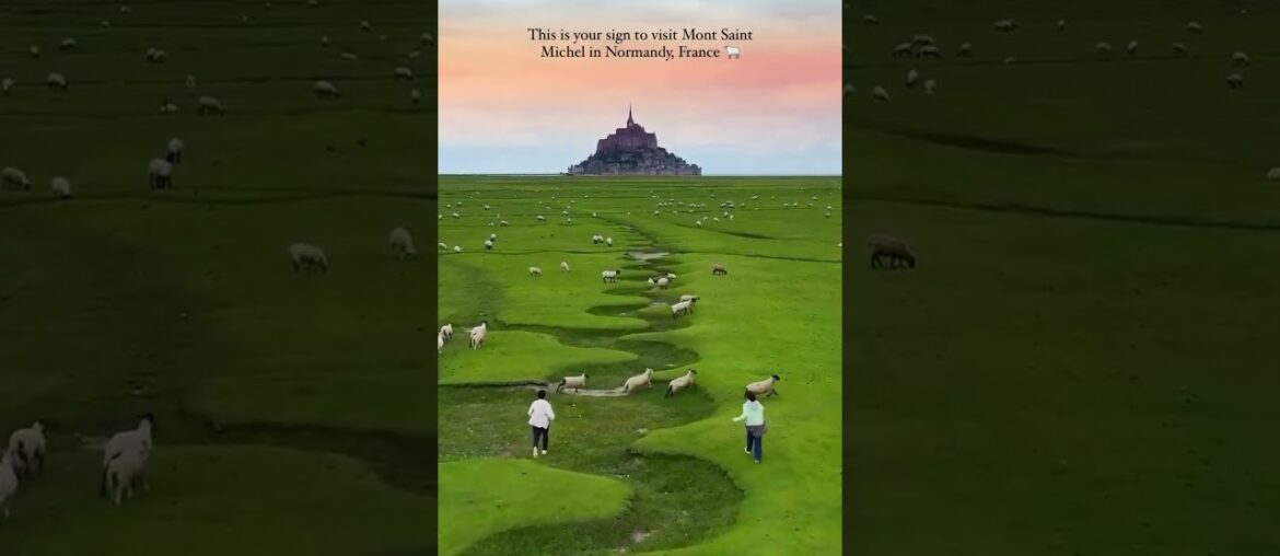 Mont Saint  Michel in Normandy , France #travel #france  #monsaint