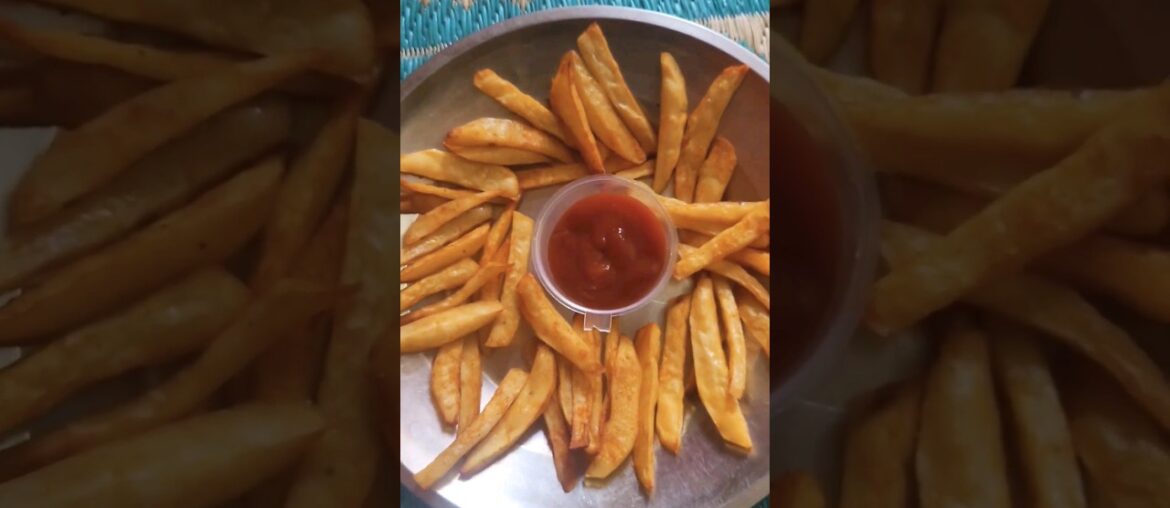 French fries in micro oven Recipe #shortsvideo #ytshorts