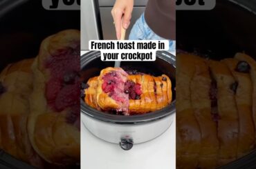 French toast made in your crock pot. #brandonrainwater #food #chefdad #chef