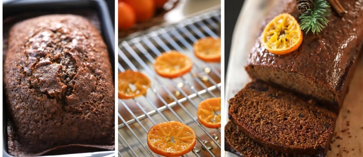 Pain d'Epices (French Gingerbread) with Chocolate and Orange