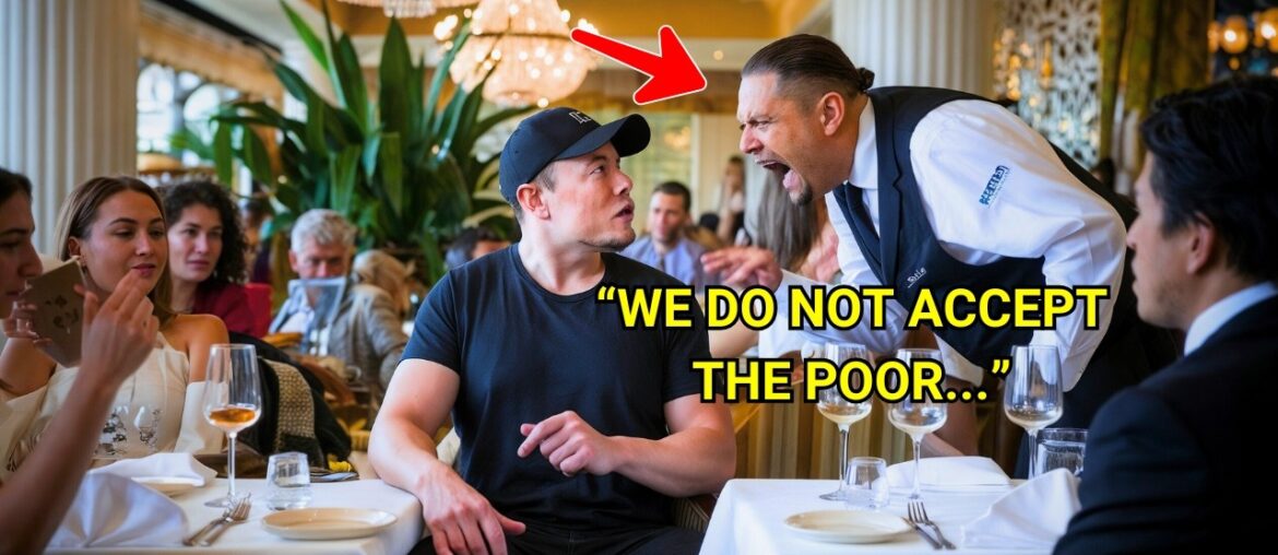 Waiter insulted Elon Musk in a luxury restaurant, but when he discovered the truth you won’t… Waiter insulted Elon Musk in a luxury restaurant, but when he discovered the truth you won't...
