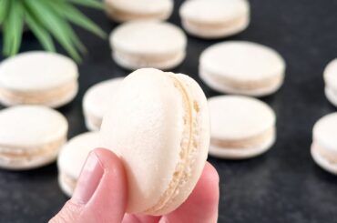 Macarons for beginners! ASMR! No food coloring! White French Macarons Recipe | Only Tasty