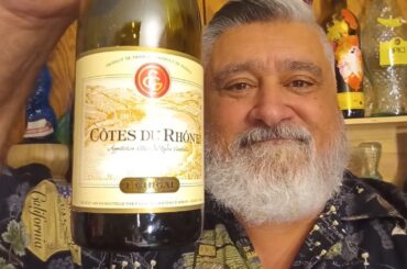 This red French wine pairs well with most food. E. Guigal Cotes du Rhone