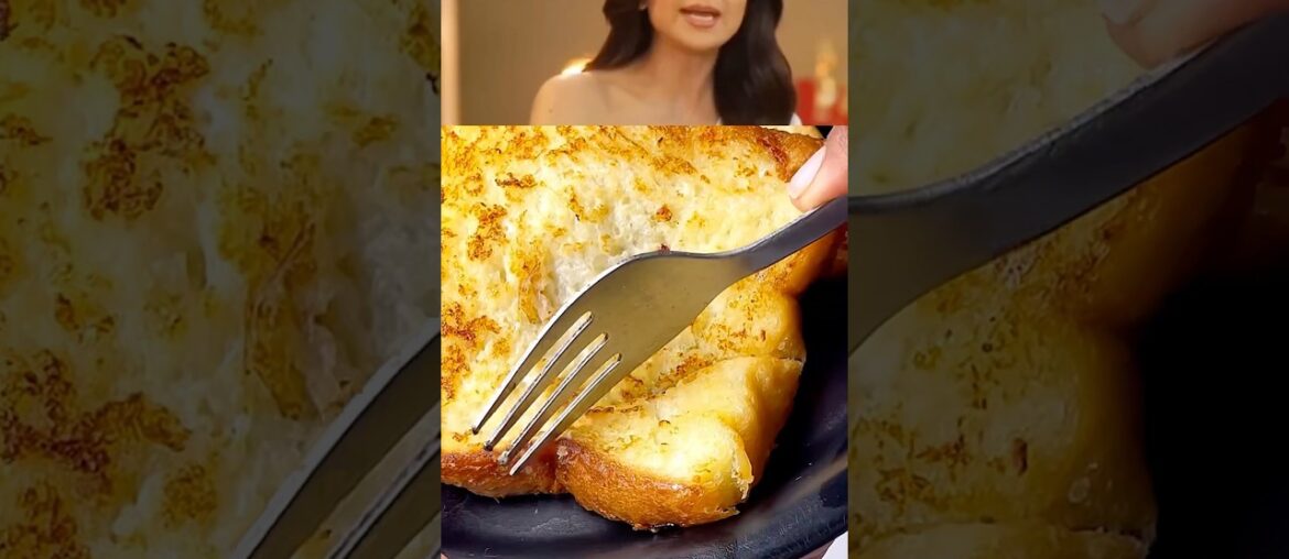 Shilpa shetty’s favourite dish French Toast #shorts #frenchtoast #cookwithpritika #ytshorts