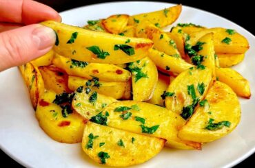DO NOT FRY! FRENCH FRIES! Roasted Garlic Potatoes! EASY AND DELICIOUS!