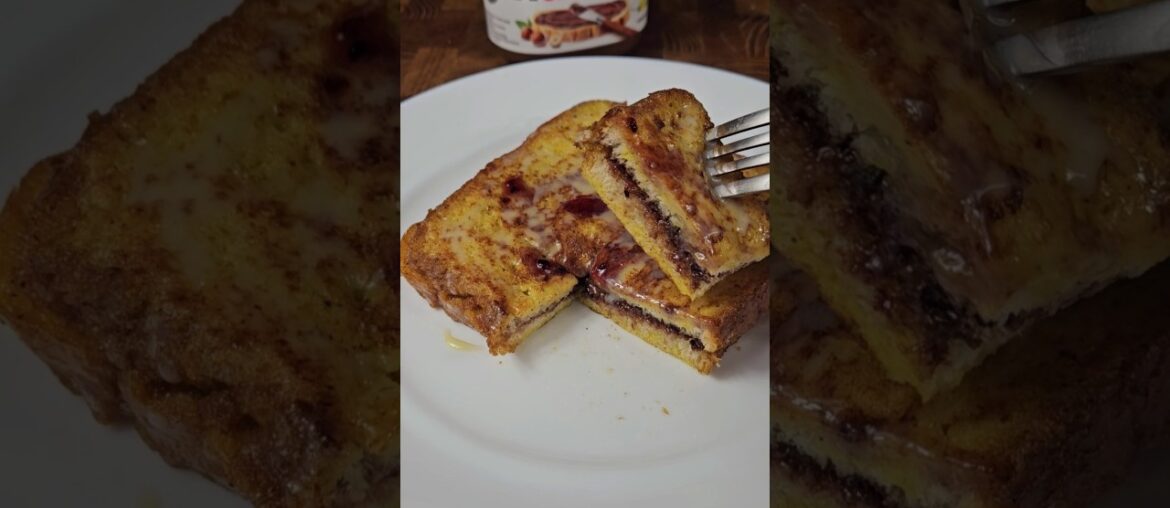 PB&J Stuffed French Toast Easy Recipe #shorts