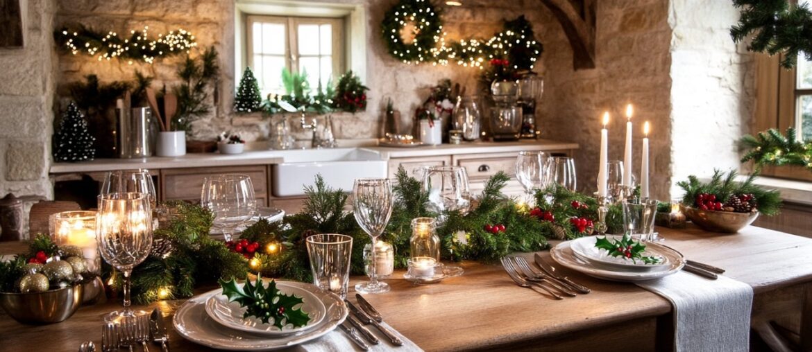 15 Elegant French Country Christmas Kitchen Ideas for Rustic Charm and Holiday Magic 15 Elegant French Country Christmas Kitchen Ideas for Rustic Charm and Holiday Magic