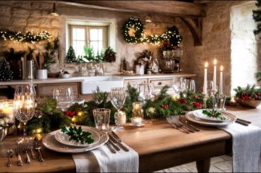 15 Elegant French Country Christmas Kitchen Ideas for Rustic Charm and Holiday Magic