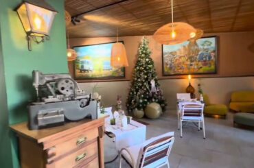 Hotel Restaurant La Varangue.Central Antananarivo Madagascar,A unique French architecture building.