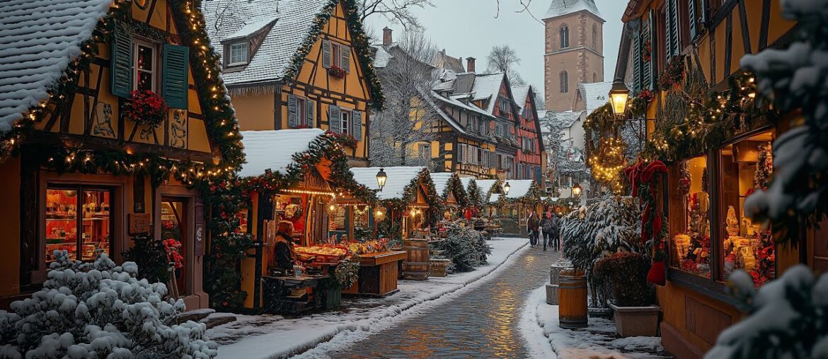 Colmar France - Playground of Christmas - 4K Walking Tour