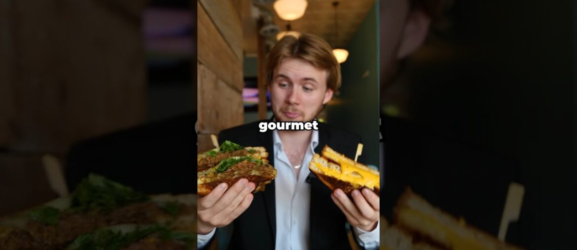 Gourmet VS Fast Food Grilled Cheese
