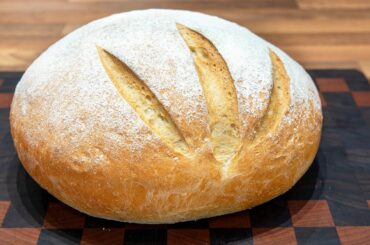 Crusty French Boule Loaf:   Crusty bread at its very best