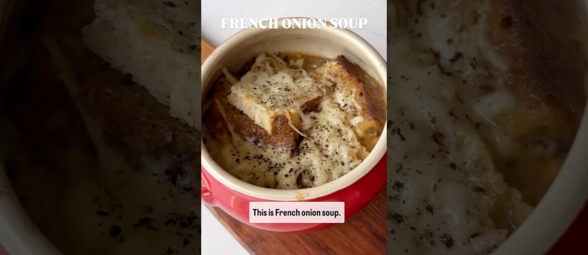 French Onion Soup for your soul! 100% vegetarian recipe