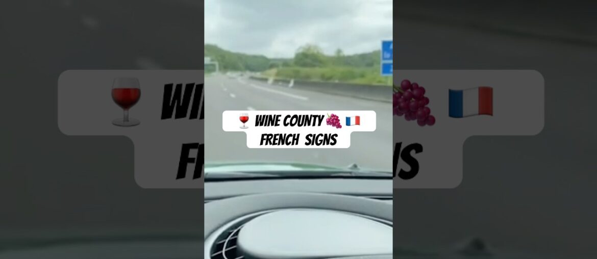 #california WINE COUNTRY? FRENCH #driving