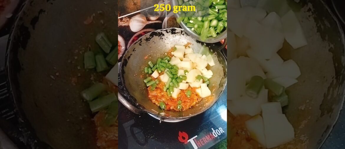 French Beans Sabji - One of the Easy & Healthy dinner Recipe simple daily cooking recipes #shorts