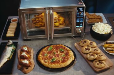 Enjoy food that’s crispy, juicy, & healthy with the 12-Slice Gourmia XL Oven with Air Fry - GTF7698