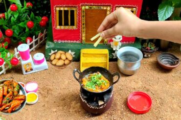 miniature chili potato masala recipe | french fries chili masala | mini potato chili | mini cooking