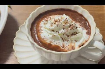 Creamy and Rich French Hot Chocolate Recipe.#hotchocolaterecipe #hotchocolatemilk #delicious #yummy