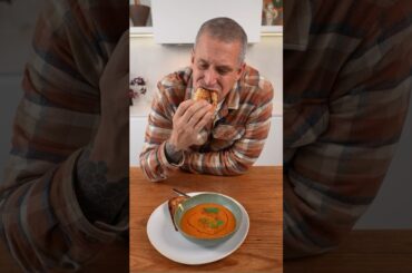 Tonight I’m craving soup and grilled cheese... and yes it's in my cookbook. #shorts