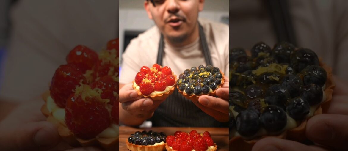 Fruit tarts made EASY! #fruittart #dessert