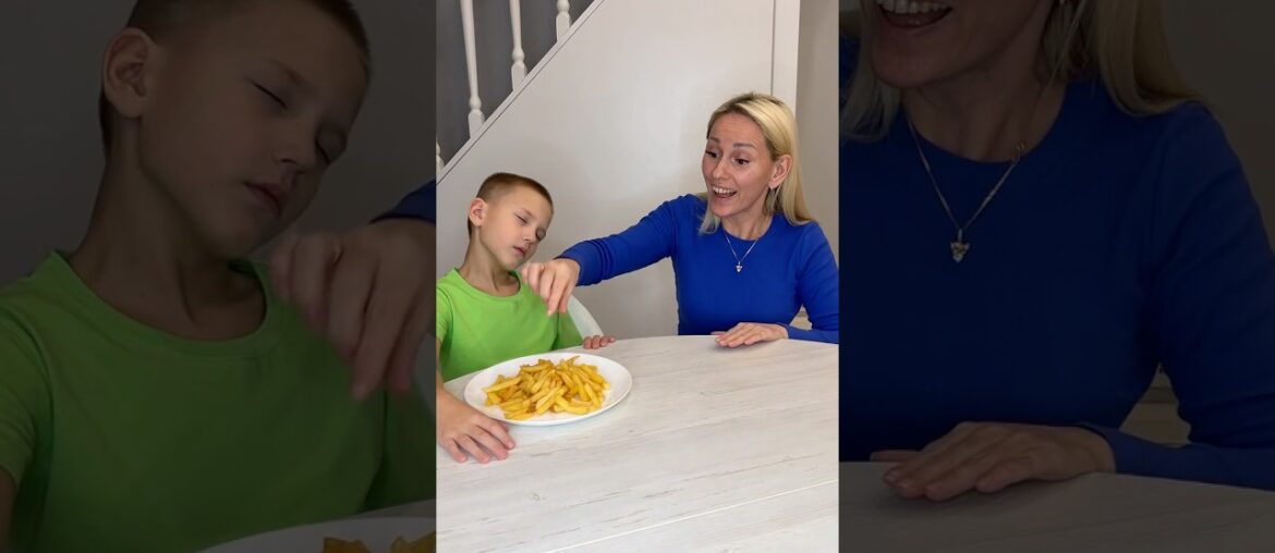 She stole French fries from her Son and made herself a Potato Kebab