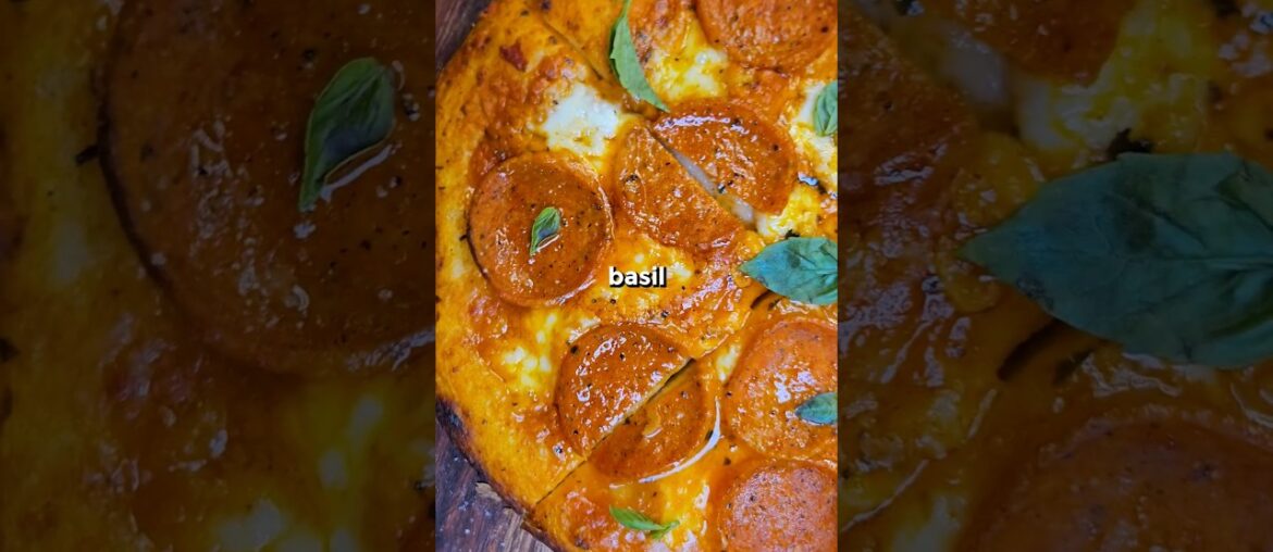 GOURMET CHICKEN PEPPERONI PIZZA at home !!